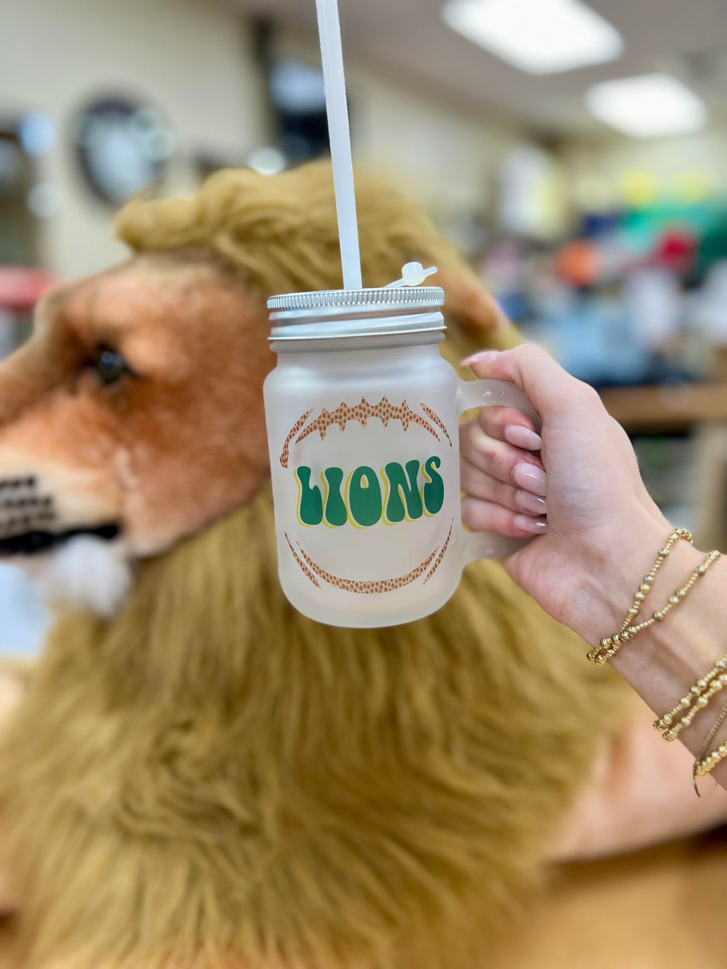 Lions Frosted Mug