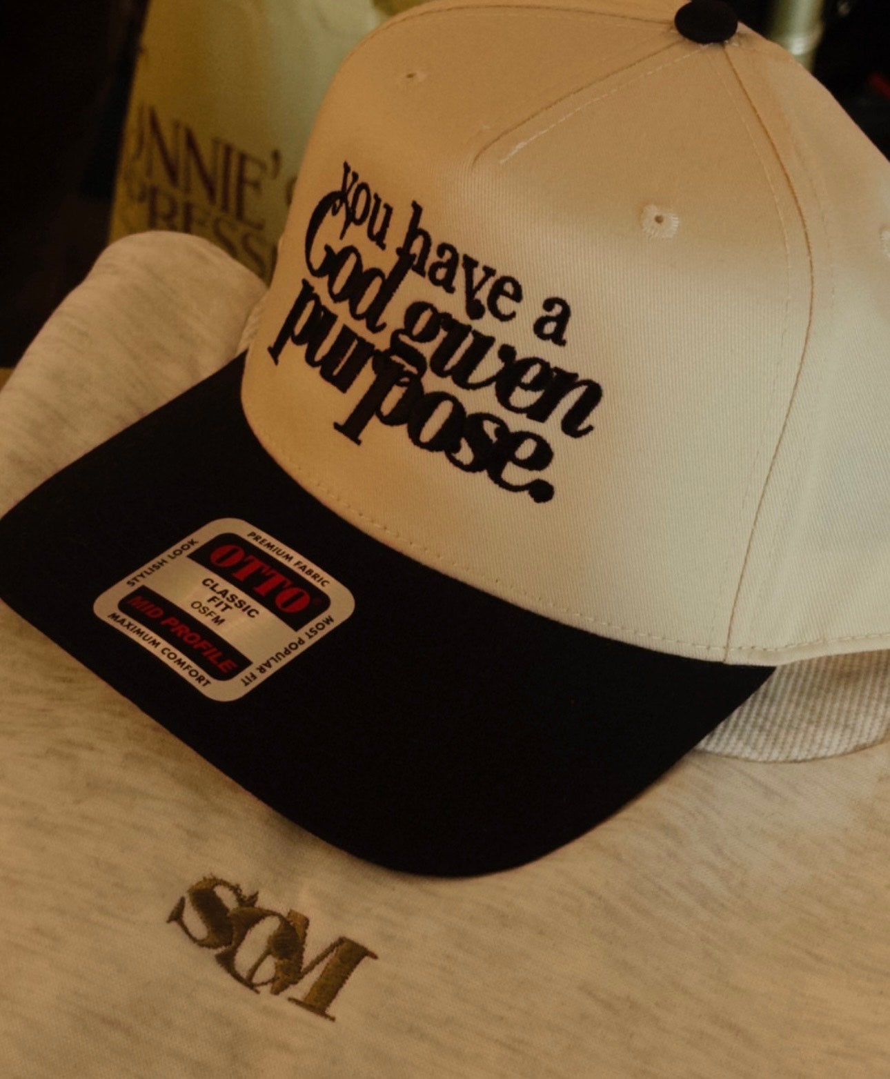 God Given Purpose Embr Cap