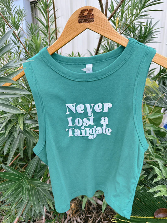 Never Lost A Tailgate Cropped Tank