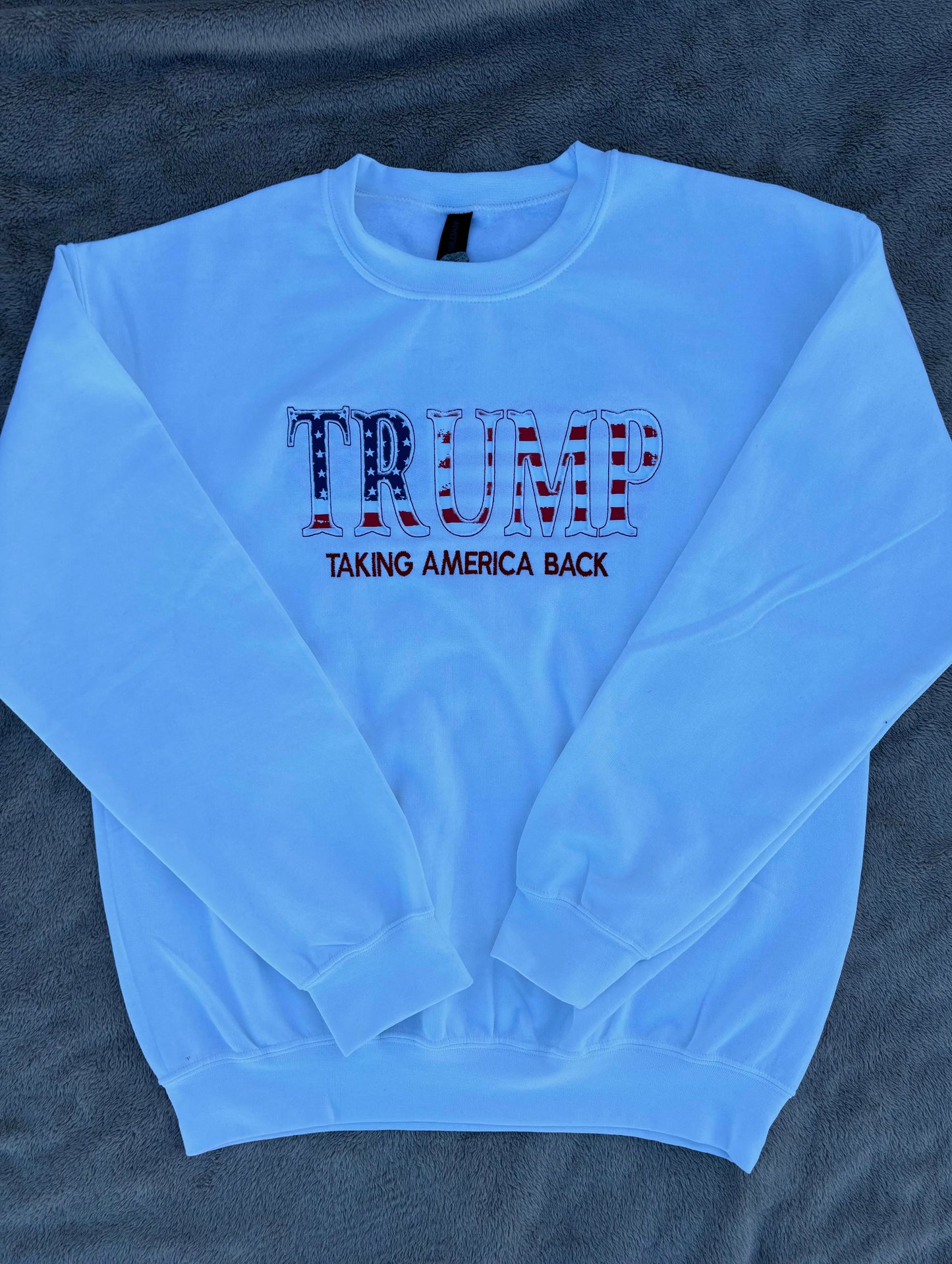 Trump Reverse Applique Sweatshirt