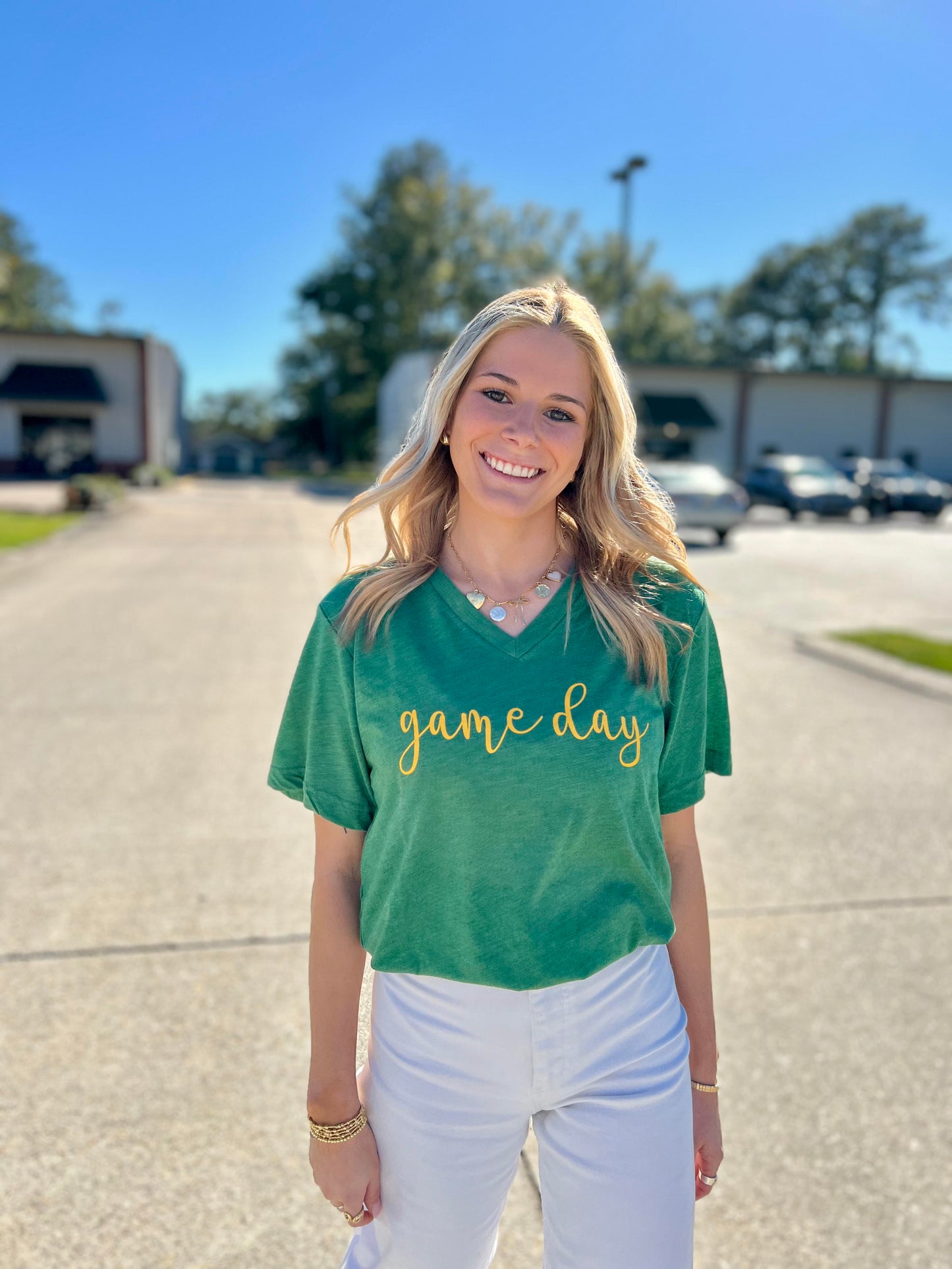 Green Gameday Tee