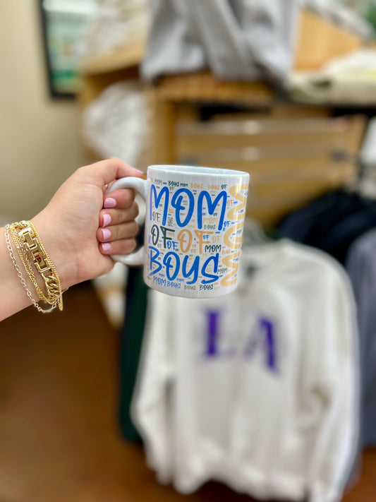 Mom of Boys Mug